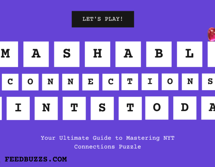 Mashable Connections Hint Today: Your Ultimate Guide to Mastering NYT Connections Puzzle